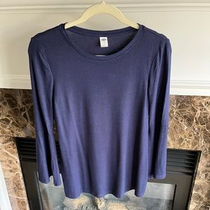 Old Navy navy blue ripped top.